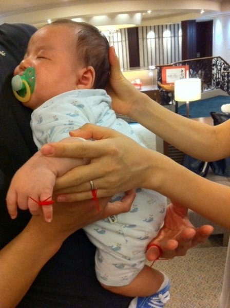 伊藤真統くん（初宮参り）